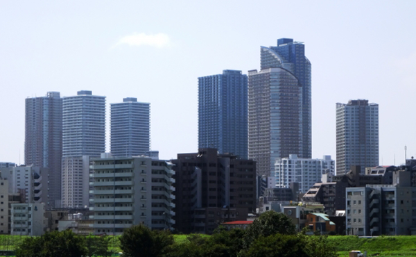 武蔵小杉のタワーマンション群