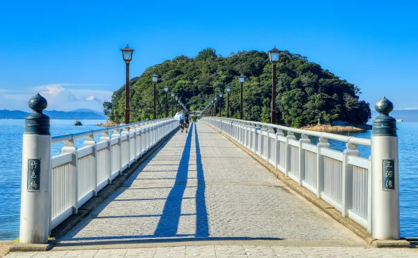 三河湾と竹島大橋