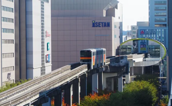 立川駅周辺の町並み
