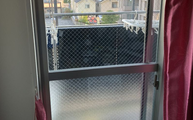 春日井市で掃き出し窓ガラス交換