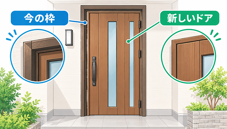 玄関ドアのリシェントのイメージ